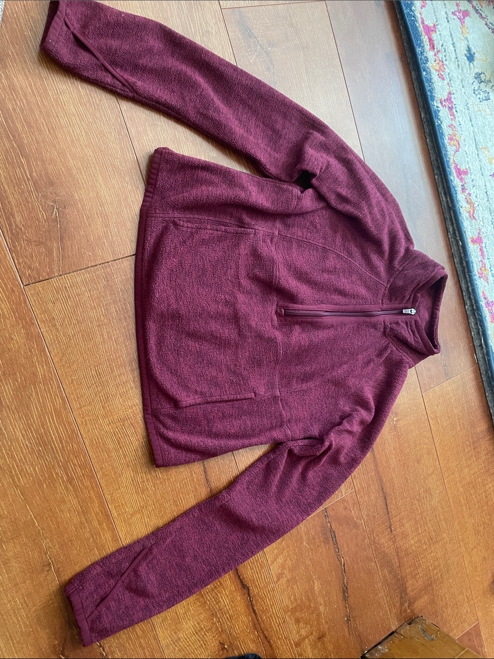 tek gear Wine Half-Zip Turtleneck Pullover